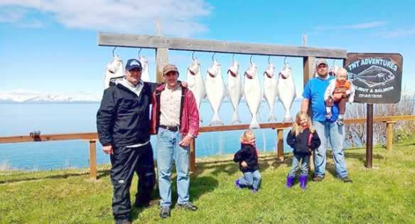 Halibut from the Cook Inlet, off Alaska's Kenai Peninsula